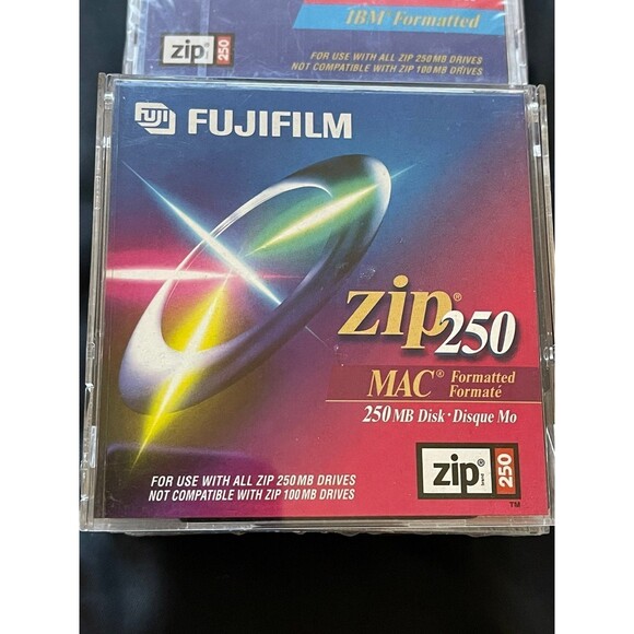 13x Lot of 13 Fujifilm Zip 250MB Disk IBM MAC Formatted NEW - Picture 2 of 5